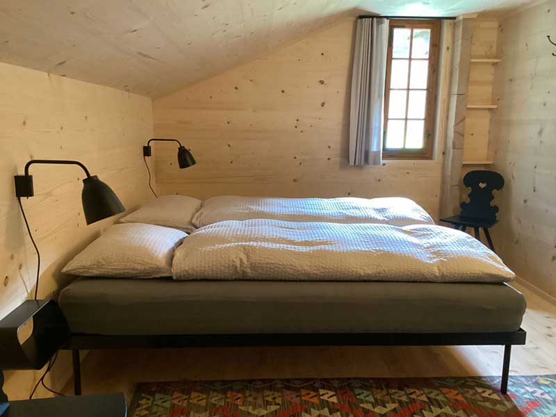 Schlafzimmer Wohnung Bütlasse Berghaus Steinenberg